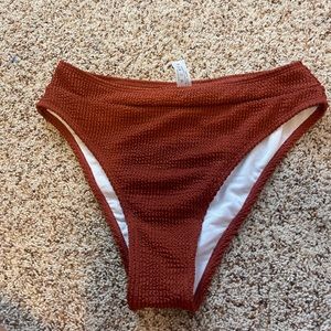 High waisted bikini bottoms